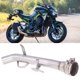 thumbnail image 4 of Tubo Medio De Escape De Motocicleta, Tubo De Enlace Medio De Escape De Acero Inoxidable Para Actualización Ccdes Otros, 4 of 8