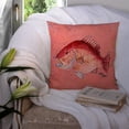 thumbnail image 3 of Carolines Treasures 8351PW1414 Strawberry Snapper Fabric Decorative Pillow, 14Hx14W, multicolor, 3 of 4