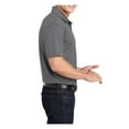 thumbnail image 3 of Mafoose Mens Polyester Micropique Sport-Wick Polo Shirt Grey Concrete 3X-Large, 3 of 7
