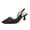 Black, variant on Women’s Kitten Heel Pumps, Pointed Toe Glitter Dress Shoes for Work, Party & Evening Wear