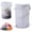 White, variant on JUMNUYCUH Collapsible Laundry Baskets, Pop Up Hamper with Handles, Foldable Mesh Laundry Basket for Laundry Room, Bathroom, Dorm and Travel Storage, Dirty Clothes Basket, Black