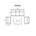 thumbnail image 3 of TK Classics Miami 6 Piece Outdoor Wicker Patio Furniture Set 06h, 3 of 5