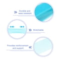 thumbnail image 3 of Uxcell 50 Yards 1 Inch Wide Polyester Horsehair Braid, 2 Roll Stiff Horsehair Braid for Sewing, Light Blue, 3 of 7