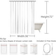 thumbnail image 6 of Uowrpoz Stall Shower Curtain Small Shower Curtain 36 x 72 Inches Rustic Shower Curtain Set , Daisy Shower Curtai American Country Farm Style Shower Curtains for Bathroom, 6 of 6