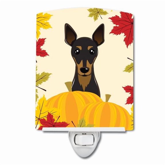 Min Pin Thanksgiving Ceramic Night Light