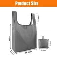 thumbnail image 4 of 2 Pack Reusable Shopping Bags Foldable Large Grocery Bags with Attach Pocket Reusable Tote Bags Machine Washable for Kitchen Shopping, 4 of 6