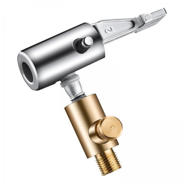 Adaptador de manguera,Adaptador de manguera para inflar neumáticos de motocicleta,Conector de bomba inflable portátil para bicicleta,Mandril de aire de bloqueo y liberación,Boquilla de