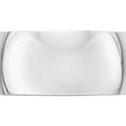 thumbnail image 2 of 10K White Gold 10Kw 10mm Half Round Band Size 8.5 Made In United States 1whr100-8.5, 2 of 5