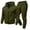 Army Green, variant on Toddler Boys Fall Outfits Solid Zip Hoodie Jogger Pants Casual Loose Breathable Fashion 2 Piece Set 12T