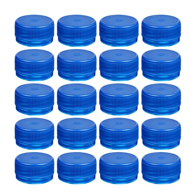 Xing 100 tapas de plástico para botellas de agua, bebidas, a prueba de fugas, para bricolaje.
