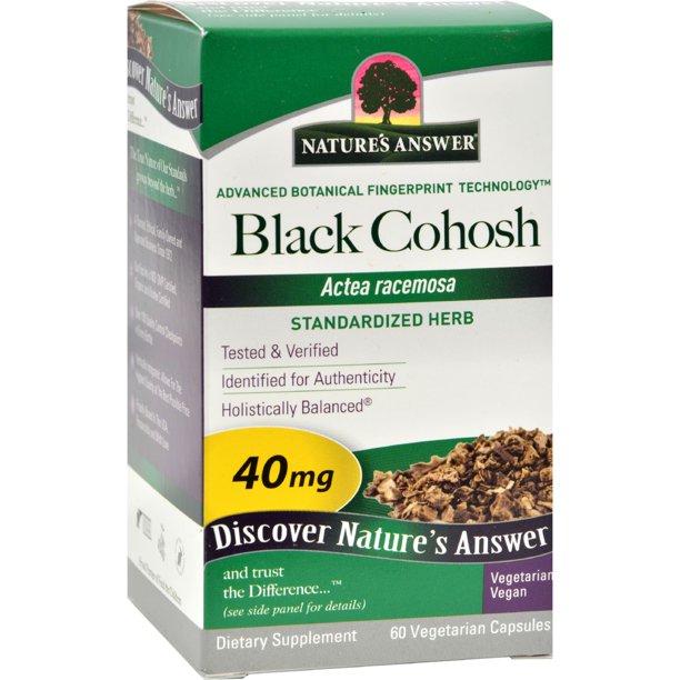 Nature's Answer Black Cohosh Root Extract 60 Vegetarian Capsules