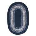 thumbnail image 1 of Colonial Mills NG59R024X060 2 x 5 ft. North Ridge Wool-Blend Braided Rug, Navy, 1 of 1