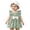F19-Green, variant on xfsWaSs Girls Summer Dress Toddler Baby Girls Princess Birthday Dress Flower Girl Dresses Floral Sleeveless Tulle Dress Fashion Party Wear 9-12 Months