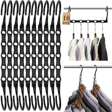 Closet Hanger Connector Hooks 60 Pack, Wardrobe Space Saver for Clothes ...