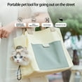 thumbnail image 5 of Harlier Cat Carrier Canvas Shoulder Bag for Small Pets, Small Cat Carrier Sling with Zipper, Portable Puppy Carrying Bag, Soft Pouch Tote Bag for Rabbit Kitten Small Animal Supplies, 5 of 9