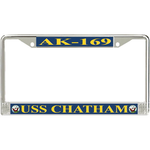 USS Chatham AK-169 License Plate Frame