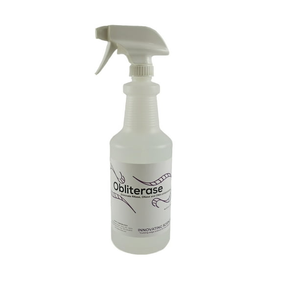 Obliterase DNA / DNase / RNase Surface Cleaner Reagent Solution - 32oz Spray Bottle - The Curated Chemical Collection by Innovating Science