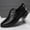 Black, variant on Tawop Dress Shoes Men Faux Leather Casual Dress Shoes Comfy Business Lace Up Soft Sole Oxfords Black Size:5.5