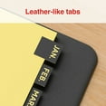 thumbnail image 3 of Staples Monthly Leather Dividers 12-Tab Black (13551/11484), 3 of 5