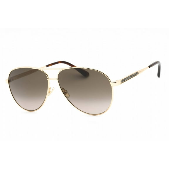 Jimmy Choo JIMENA/S 006J HA Women's Gold/Havana Aviator Sunglasses