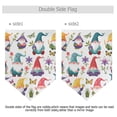 thumbnail image 2 of Gnomes Flowers Leaves Butterflies Garden Flag 18" x 12.5" Double Sided Yard Lawn Outdoor Decor Small Yard Flags, 2 of 6