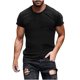thumbnail image 1 of Camiseta De Manga Corta Y Cuello Redondo Para Hombre, Hombros Rectos, 100 Algodn, Talla Pequea, Transpirable, Ideal Para Uso Casual En Verano O Para Ir Al Gimnasio. Paquete De 1 Unidad., UKHBMC, 1 of 8