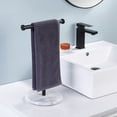 thumbnail image 6 of KES Black Hand Towel Rack Countertop Towel Stand Marble 304 Stainless Steel, 6 of 10