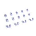 thumbnail image 4 of Uñas postizas de longitud media con diseño de mariposas, color azul ataúd, cobertura total, uñas acrílicas con degradado para mujeres y niñas, 24 unidades, 4 of 5