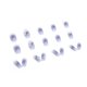 thumbnail image 4 of Uñas postizas de longitud media con diseño de mariposas, color azul ataúd, cobertura total, uñas acrílicas con degradado para mujeres y niñas, 24 unidades, 4 of 5