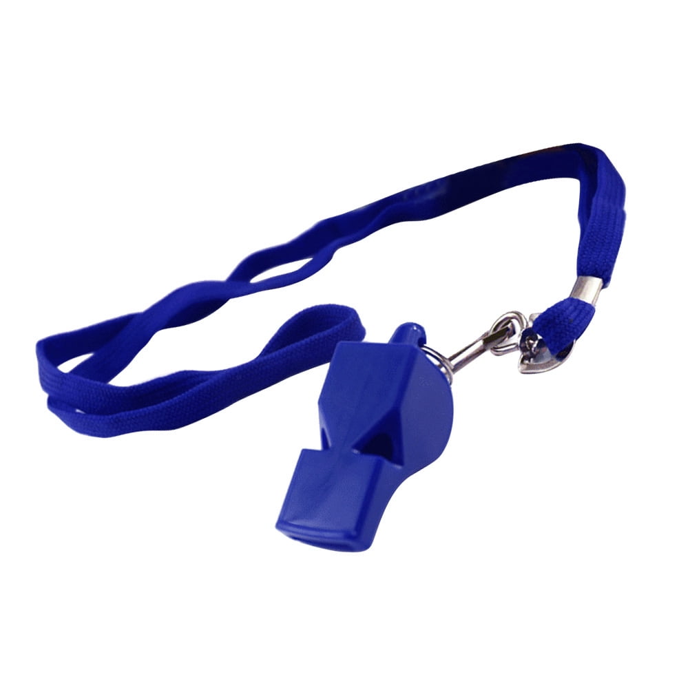 Referee Whistle and Strap Blue 