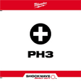 thumbnail image 2 of Milwaukee Tool SHOCKWAVE 2&rdquo; Impact Phillips #3 Power Bit, 2 of 6