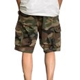 thumbnail image 5 of Mens Cargo Shorts Elastic Waist Blend with Pocket Workout Beach Hiking Shorts, 5 of 6