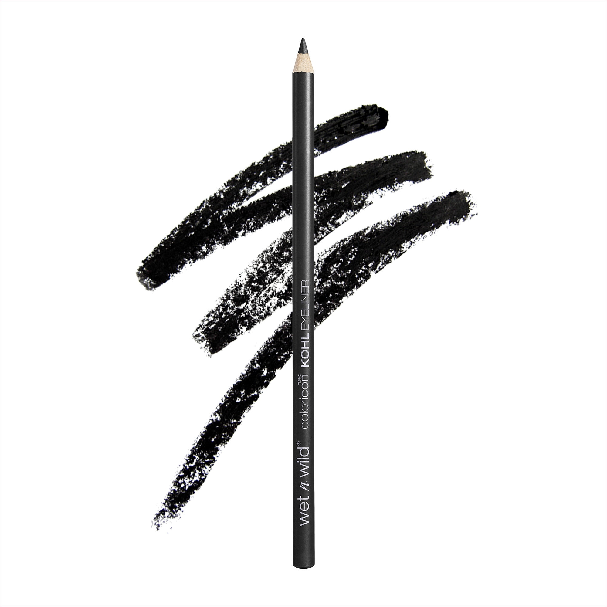 (12 pack) Wet n Wild Color Icon, Lightweight Kohl Eyeliner Pencil, Baby's Got Black, 0.04 oz
