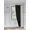 Black, variant on Gorgeous Home Linen Burgundy 1-Piece Solid Blackout Grommet-Top Window Curtain Panel 37" W X 108" L