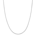 thumbnail image 1 of 925 Sterling Silver 1.5mm Beveled Oval Cable Chain With 4in ext.; 22 inch; Lobster Clasp; for Adults and Teens; for Women and Men, 1 of 3