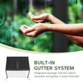 thumbnail image 6 of Abba Patio 10'x 10' Outdoor Pergola, 80S Steel Frame w/ Adjustable Louvers Roof for Garden, Patio, Backyard, Charcoal, 6 of 11