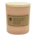 thumbnail image 1 of Hometrends 7.5oz Magnolia & Mulberry Scented Frosted Jar Candle, 1 of 5