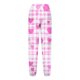 thumbnail image 3 of Pantalones largos para niños y niñas con estampado de cintura elástica y cordón con bolsillo, pantalones largos de cintura alta, pantalones de algodón para niña, 3 of 4