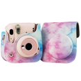 thumbnail image 4 of Fine Workmanship Vintage Camera Bag Camera Bag Beautiful And Fashionable Rigorous Stitching For Easy To Disassemble And Use Blue Pink, 4 of 8