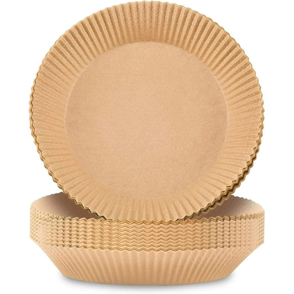 100pcs Max Size Air Fryer Disposable Liner Non-stick Parchment Paper   Plastic Basket Special Paper