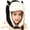 Black, variant on Fuzzy Faux Trapper Hats with Ear, Girls Boys Windproof Cozy Earflap Hats Ushanka Ski Caps for 3-8 Yrs