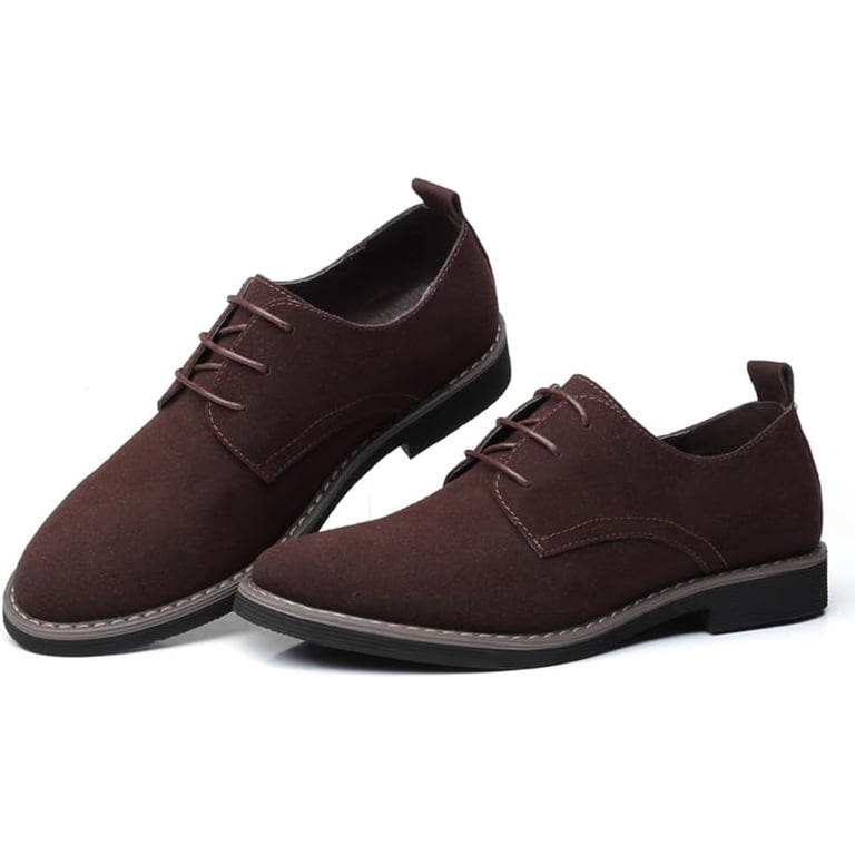 Men\'s Suede Shoes Dress Shoes Classic Oxfords Casual Lace Up Derbys Shoes Amazon.com | Mens Suede Shoes Dress Shoes Classic Oxfords  main image 2