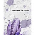 thumbnail image 5 of Pack of 2 Outdoor Pillow Covers, Hand Drawn Purple Flower Pattern Waterproof Square Throw Pillowcase Cushion Decorative Pillow Covers for Couch Patio Tent, 18x18 in, 5 of 6