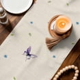 thumbnail image 4 of Table Runner - 48 Inch Long, Farmhouse Spring Kitchen Dining Table Runner Dresser Scarves, Retro Bicycles Flowers Vines Butterfly Farmhouse Decor for Coffee Tables Wedding Party Banquet, 4 of 8