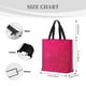 thumbnail image 3 of Fotbe Rose Red Glitter Bolsa Tote con Estampado para Mujer, Bolsos con Cremallera, Bolsa de Hombro Casual de Gran Capacidad con Bolsillos Internos, 3 of 7