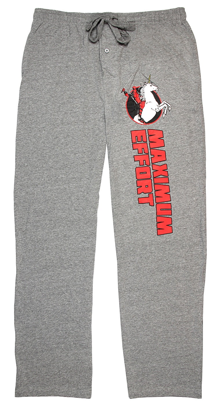 Marvel Men's Deadpool Unicorn Pant