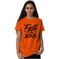 thumbnail image 5 of Fall for Jesus Autumn Vibes Women's Graphic T Shirt Tees Brisco Brands X, 5 of 6