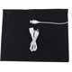 thumbnail image 1 of Almohadilla de calefacción USB CARBONLIKE, portátil, 5 V, USB, lavable, súper grande, almohadilla eléctrica de tela de fibra de carbono, elemento calefactor para cuello, espalda, estómago, columna lumbar, XianweiShao 8390605686481, 1 of 1