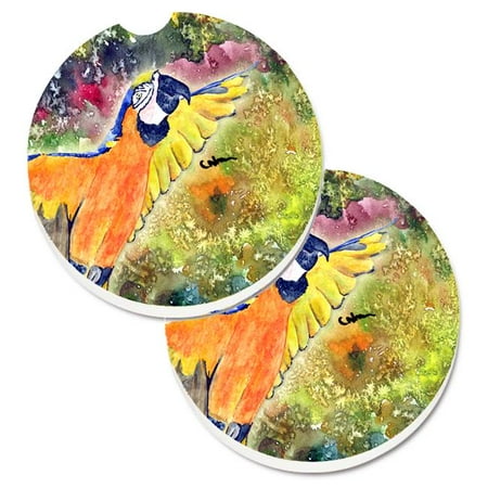 

Parrot Parrot Head Set of 2 Cup Holder Car Coaster