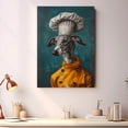 thumbnail image 4 of Sloughi Dog Chef Poster, Sloughi Dog Cooking Food Canvas Print for Restaurant Kitchen Decor, Kitchen Animal Picture Wall Decor, 4 of 6